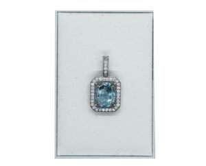 Silver Pendant Topaz