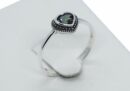Silver Ring Mystic Topaz Heart