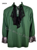 Dark Star Shirt Frilly Green
