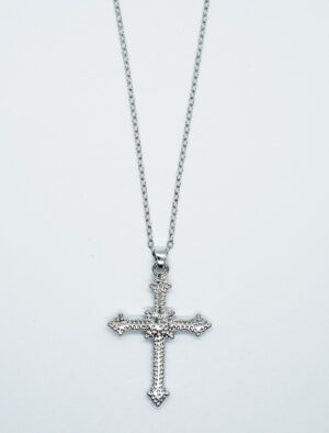 Necklace Cross Multi Stone