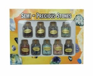 Bottle Set Chip Stones 9pcs