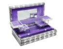 Box Jewellery Metal Lilac 15X8 Inch