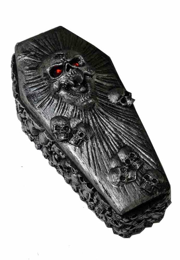 Box Coffin With Skulls