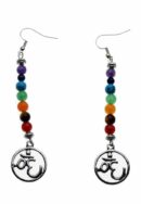 Earring Chakra Om In Circle