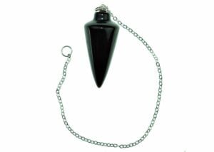 Pendulum Black Obsidian Cone