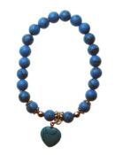 Bracelet Howlite With Heart