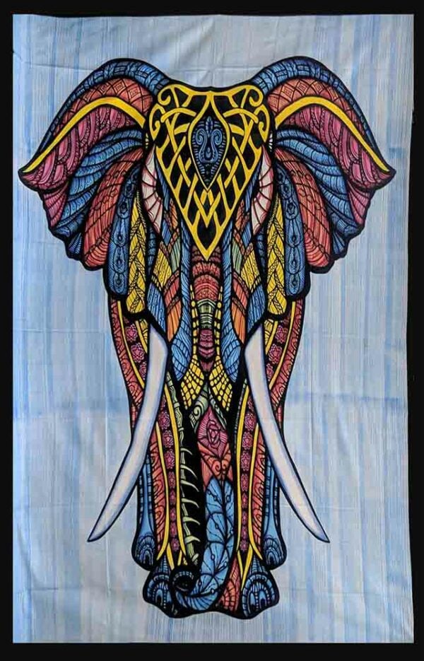 Bedspread Single Elephant Face