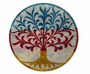 Soapstone Plate Tree Set Of 2