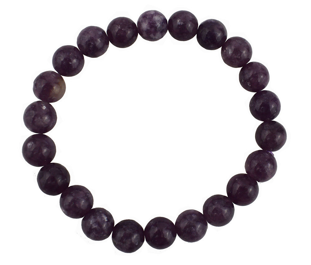 Bracelet 8mm Lepidolite Beads