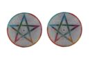 Soapstone Plate Pent 5" X2