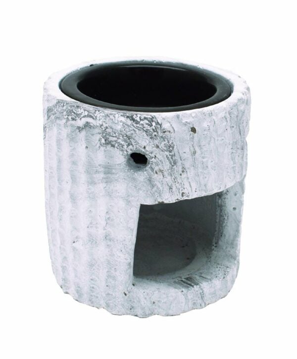 Oil Burner Ceramic Round Blue