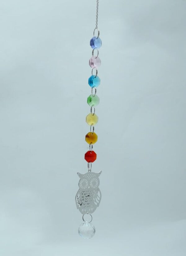 Suncatcher Chakra Beads Owl