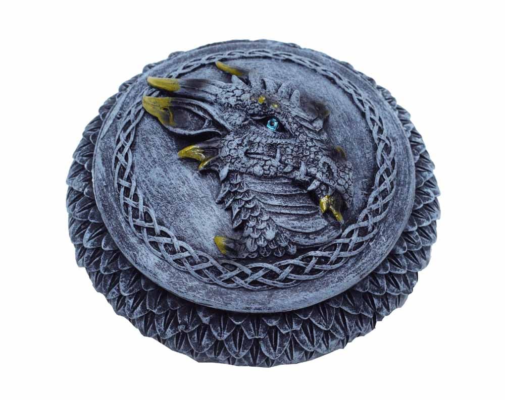 Box Dragon Head Round Black