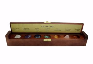 Chakra Set in Wooden Box