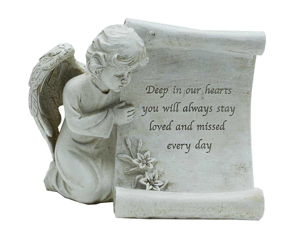 Angel Kneeling Deep in Hearts (REDUCED)