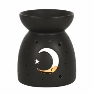Oil Burner Mystical Moon Black