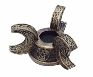 T-Light Holder Moon Gold