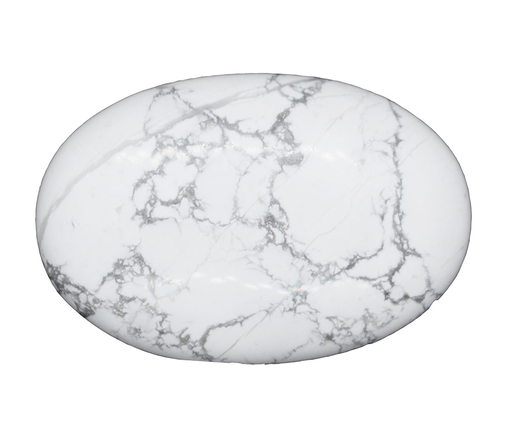 Palmstone White Howlite 3x4.5cm