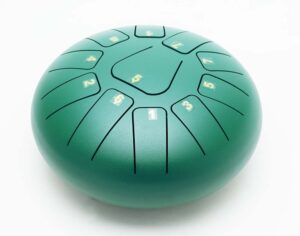 Tongue Drum Green 10"