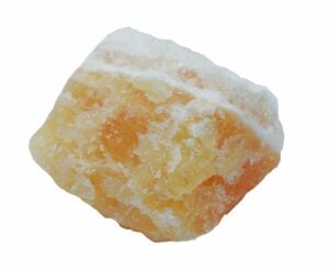 Stone Rough Orange Calcite 3x3cm