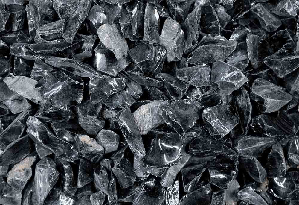 Stone Black Obsidian Small