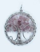 Pendant Rose Quartz Chip TOL S