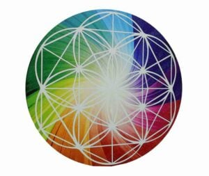 Crystal Board Circular Rainbow
