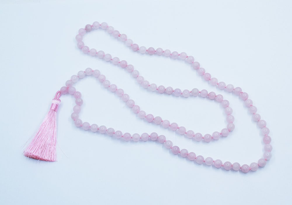 Mala Beads Rose Quartz 8mm