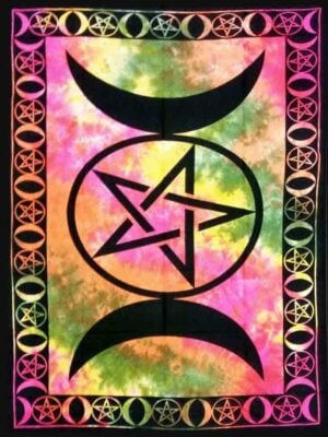 Bedspread Double Triple Moon Multicolour