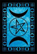 Bedspread Double Triple Moon Blue