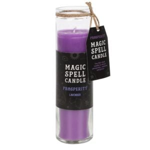 Spell Candle Tube Lavender Prosperity