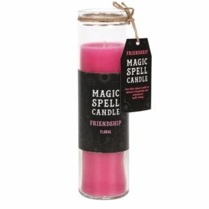 Spell Candle Tube Floral Friendship