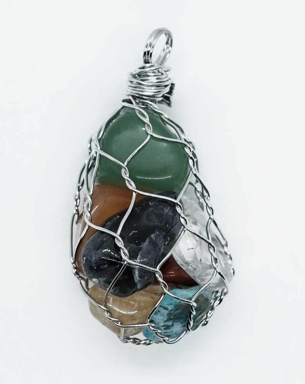 Pendant Chakra Tumbles Wired