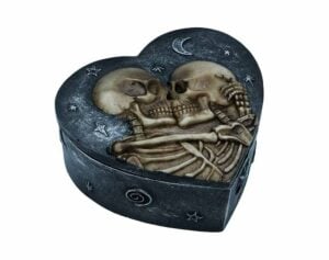 Box Heart Skeleton Lovers