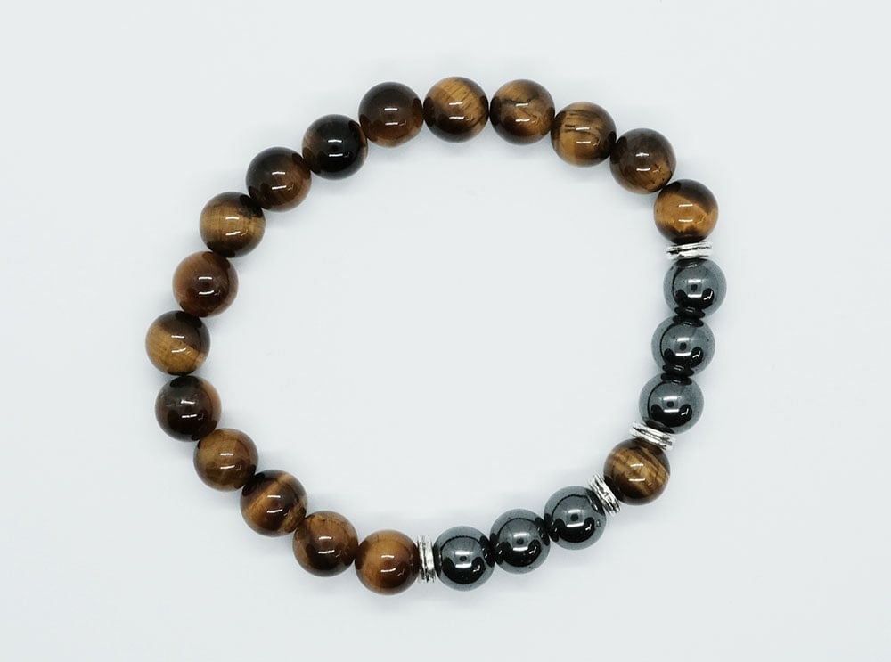 Bracelet Tiger Eye Hematite