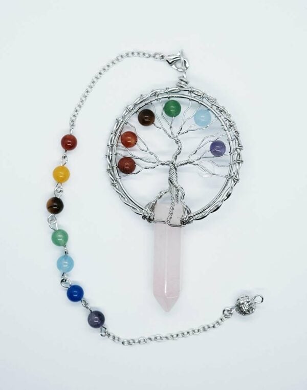 Hanger Chakra TOL Rose Quartz Wand
