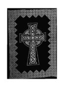 Bedspread Double Cross B/W