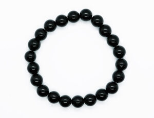 Bracelet 8mm Bead Black Obsidian