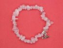 Bracelet Chip Rose Quartz Love