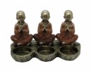 Monks T-Light Holder Praying 3 (CLEARANCE)