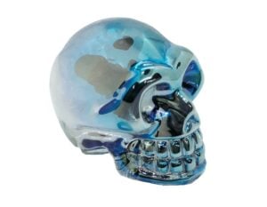 Skull Glass Aqua Aura 50mm