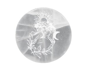 Selenite Disc Free Spirit 10cm
