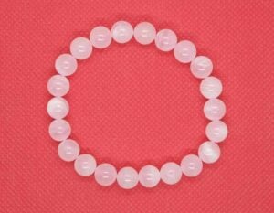Bracelet 8mm Bead Mangano Calcite