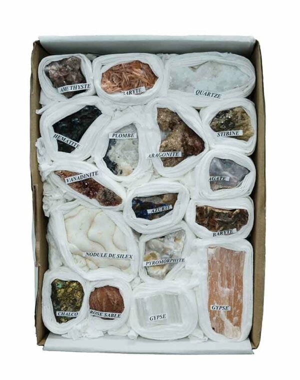 Mixed Minerals In Tray