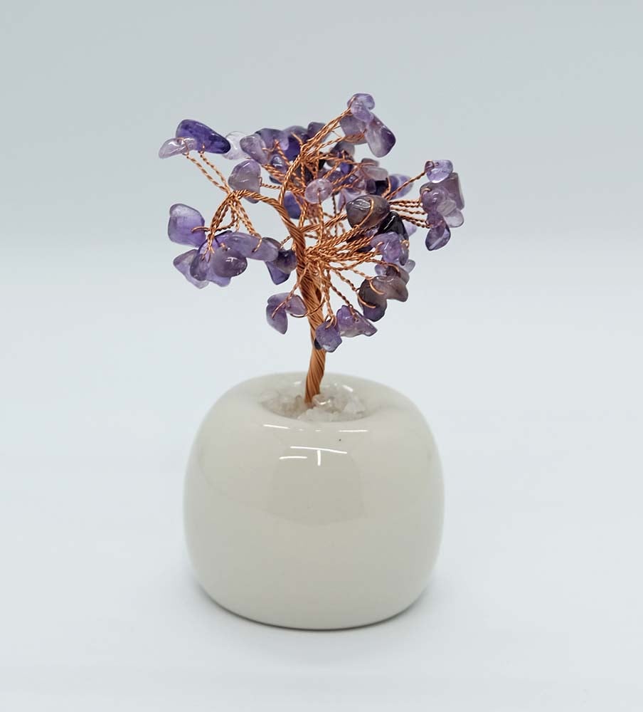 Tree Chip Amethyst in Pot