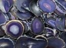 Stone Agate Slice Purple 4-6cm
