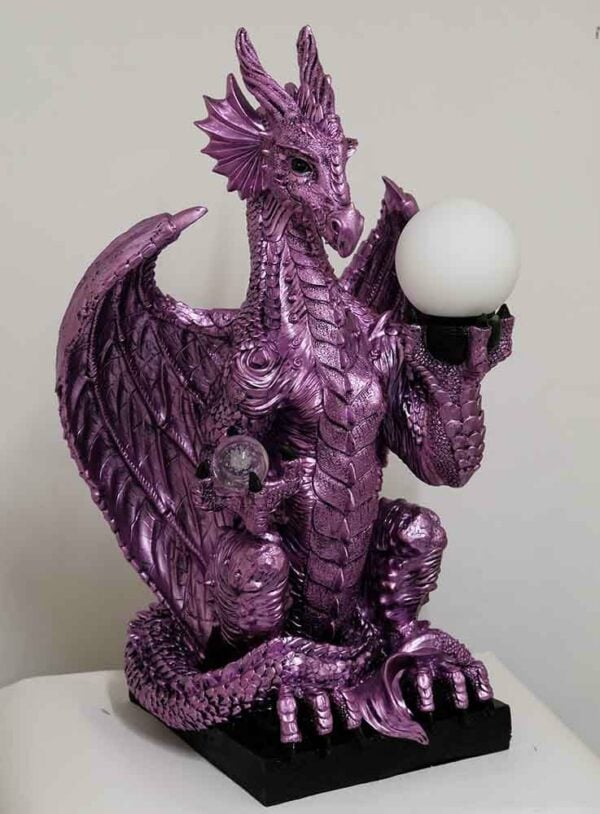 Dragon Lamp Purple COLLECTION ONLY