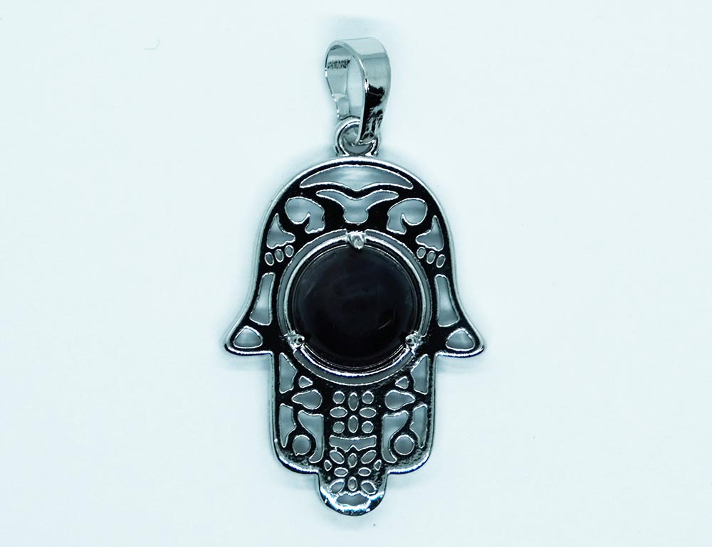 Pendant Fatima Hand Amethyst