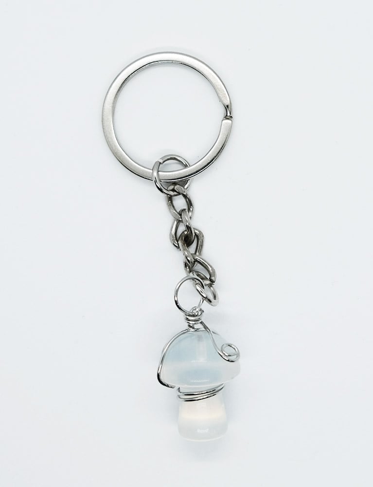 Keyring Mushroom Opalite
