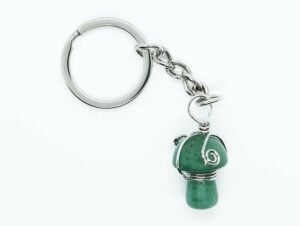 Keyring Mushroom Aventurine
